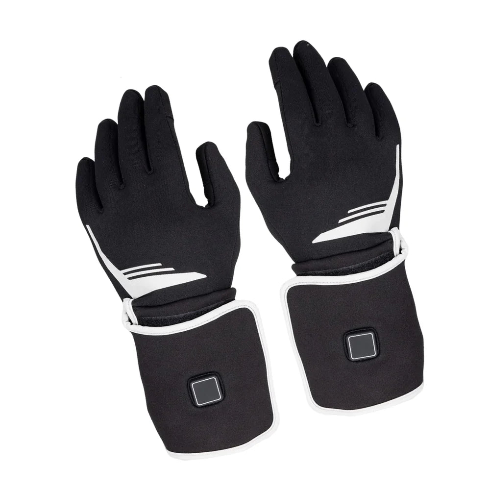 Rechargeable Heated Gloves with 3 Heat Levels and Touchscreen Fingers