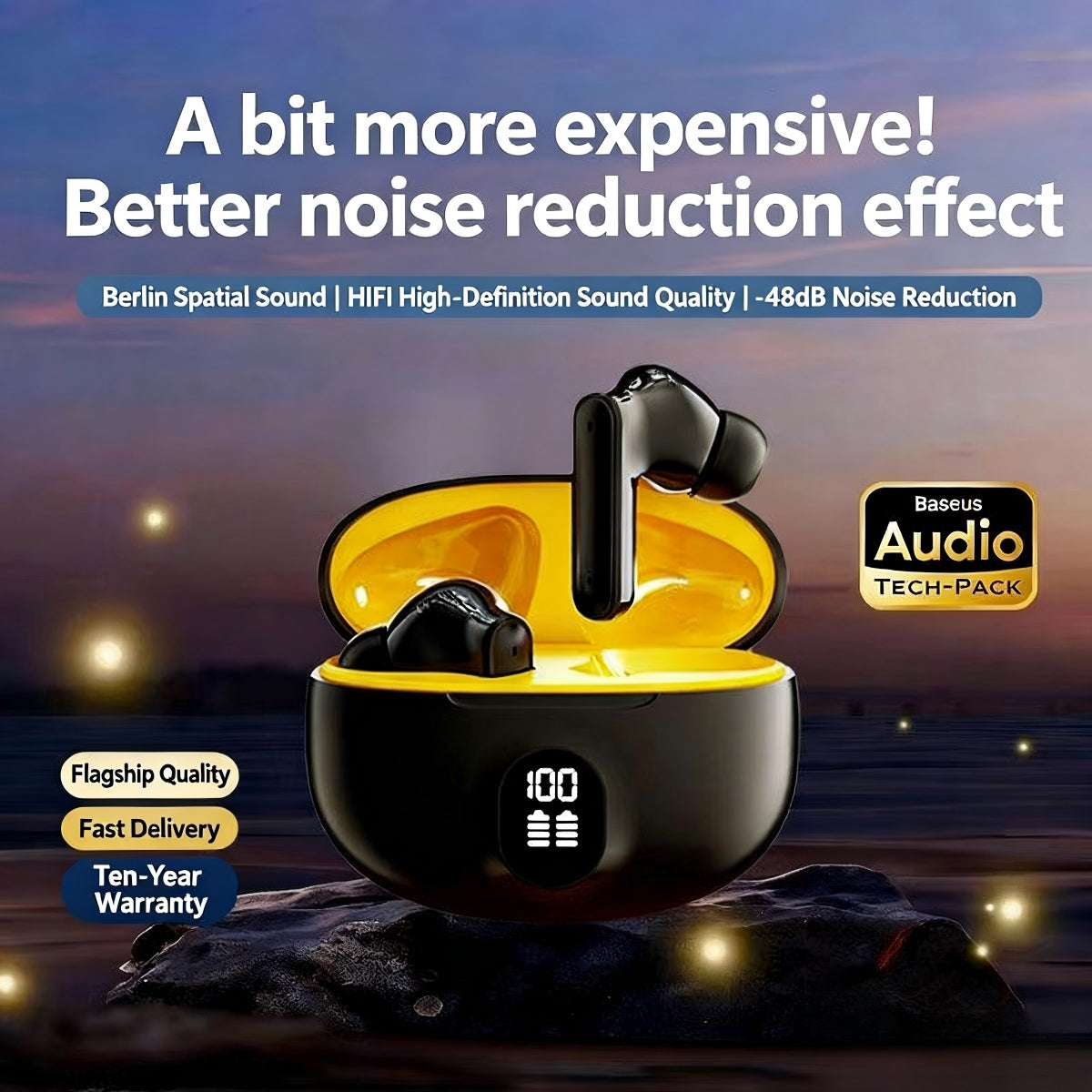 Digital Display Bluetooth Headset